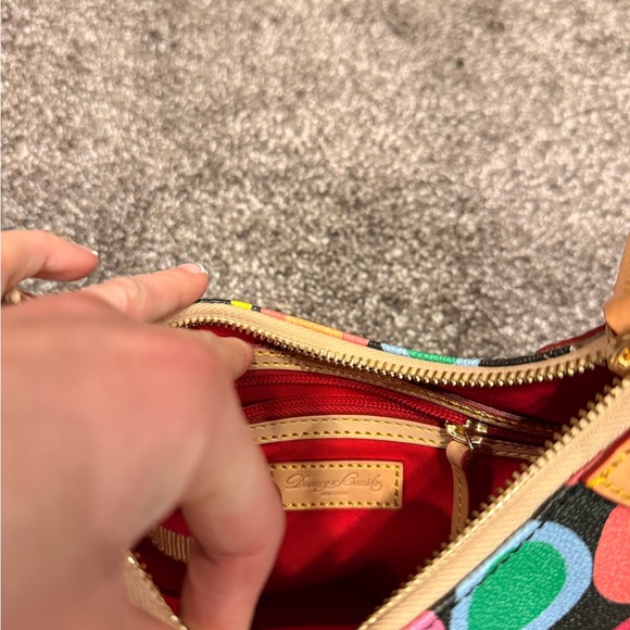 NWOT Dooney & Bourke Colorful Geometric Shoulder Bag - Picture 3 of 3